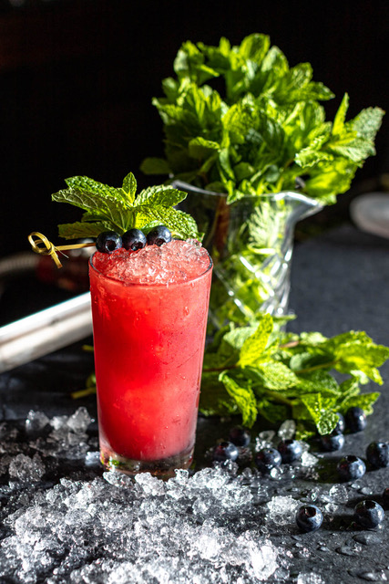 Blueberry Yum Yum cocktail
