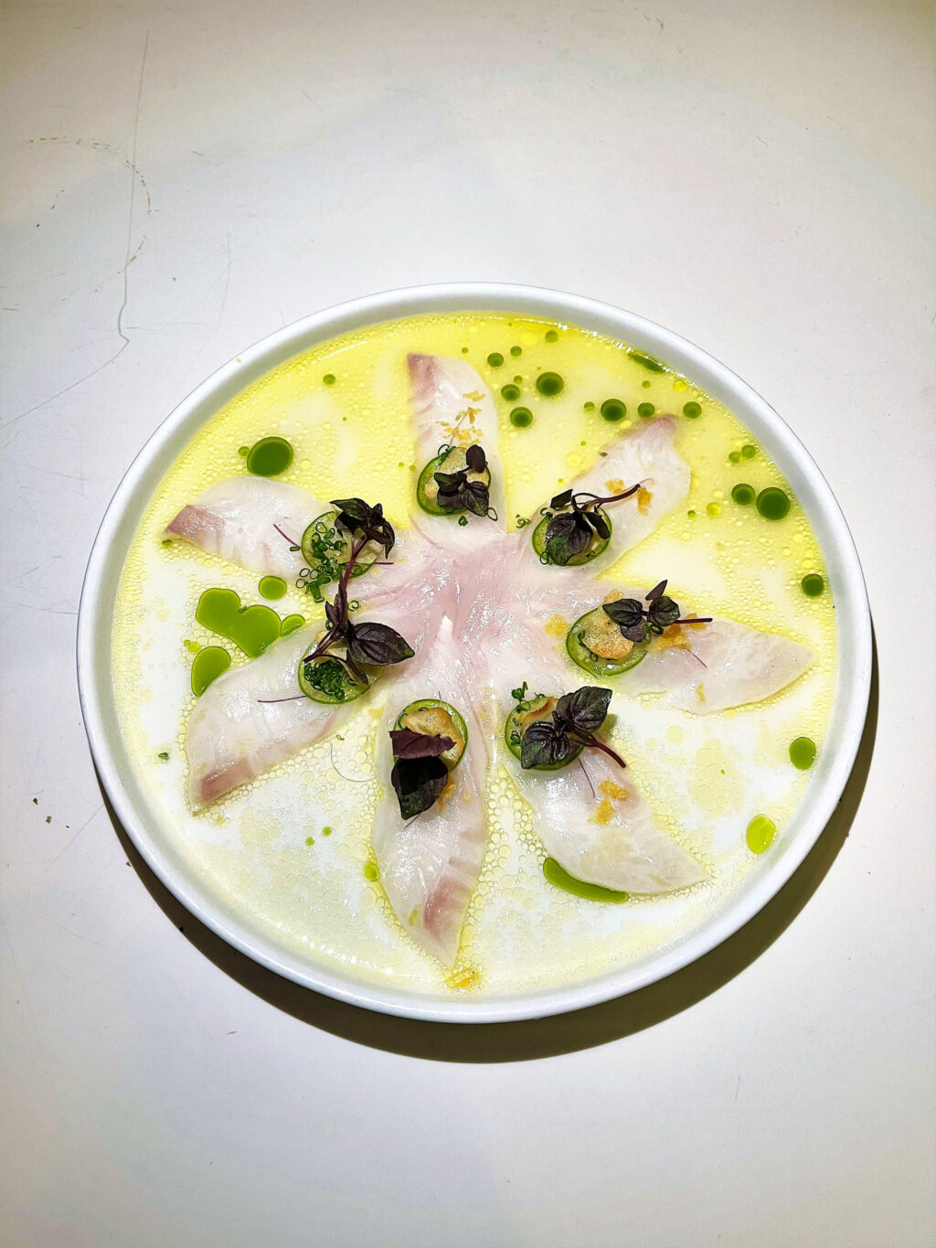Hirame carpaccio