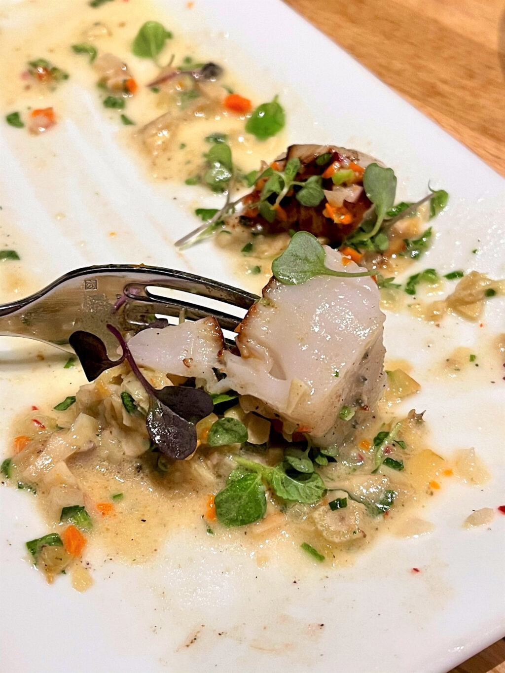 Seared scallop