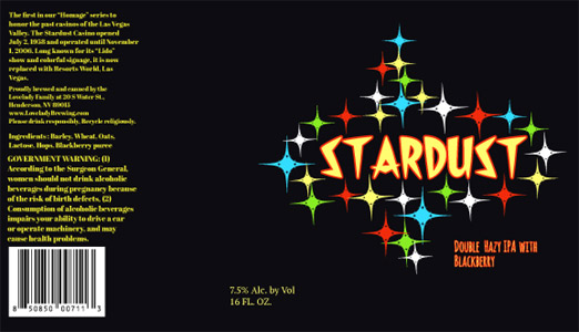 Lovelady Brewing Stardust