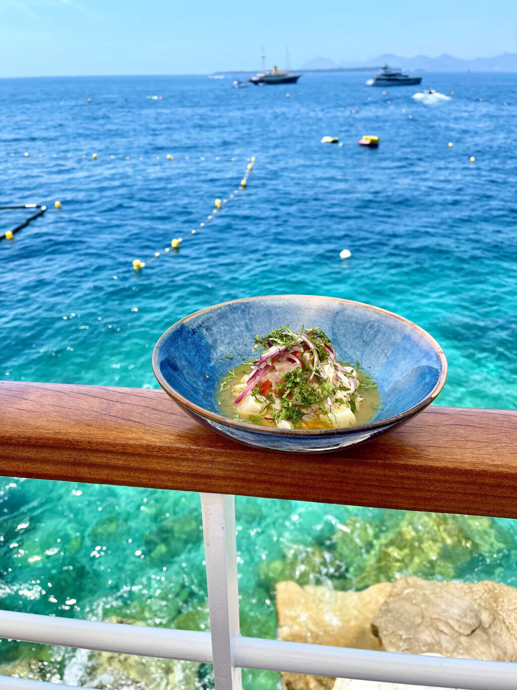 Seabass carpaccio
