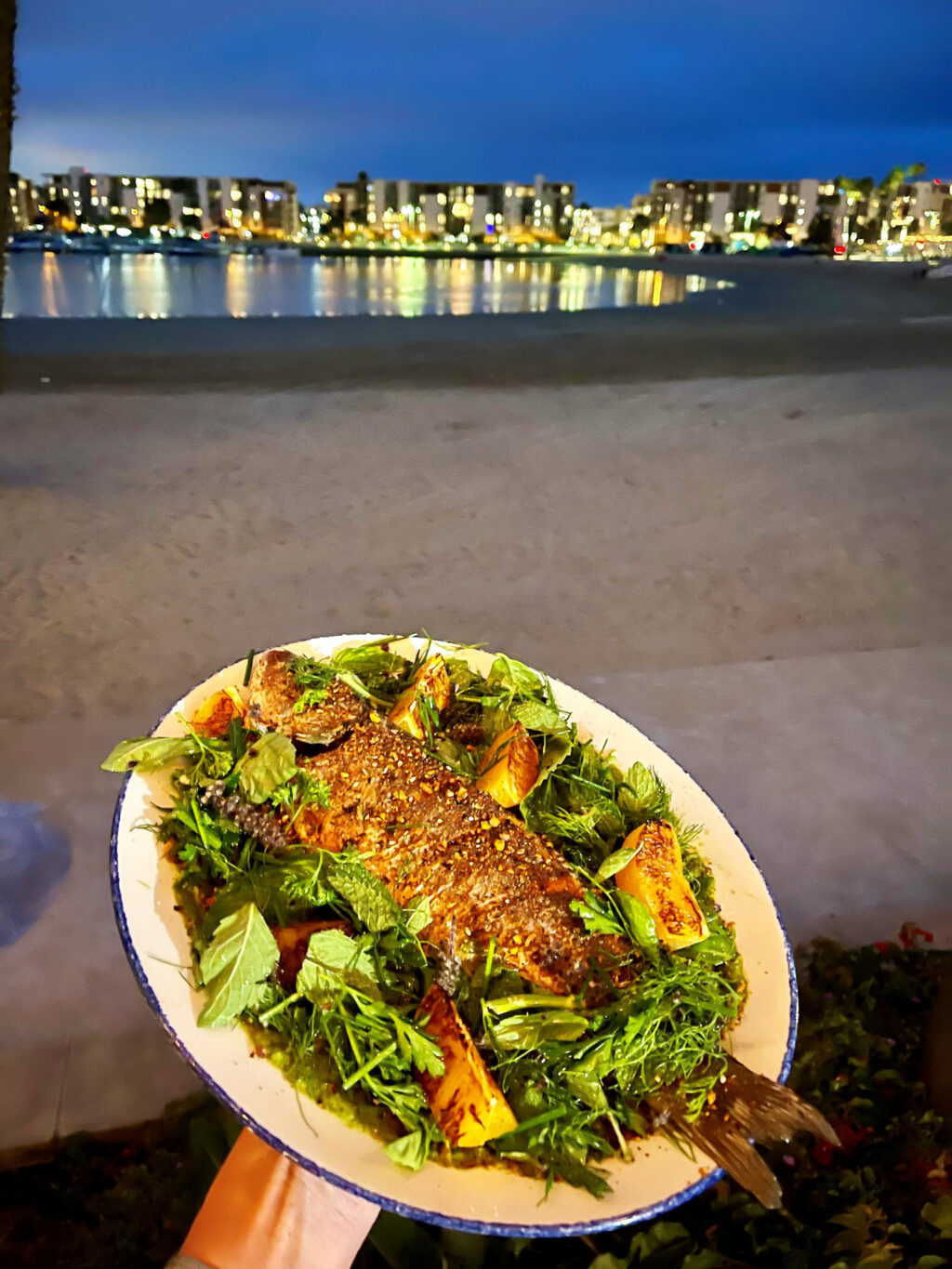 Roasted Branzino