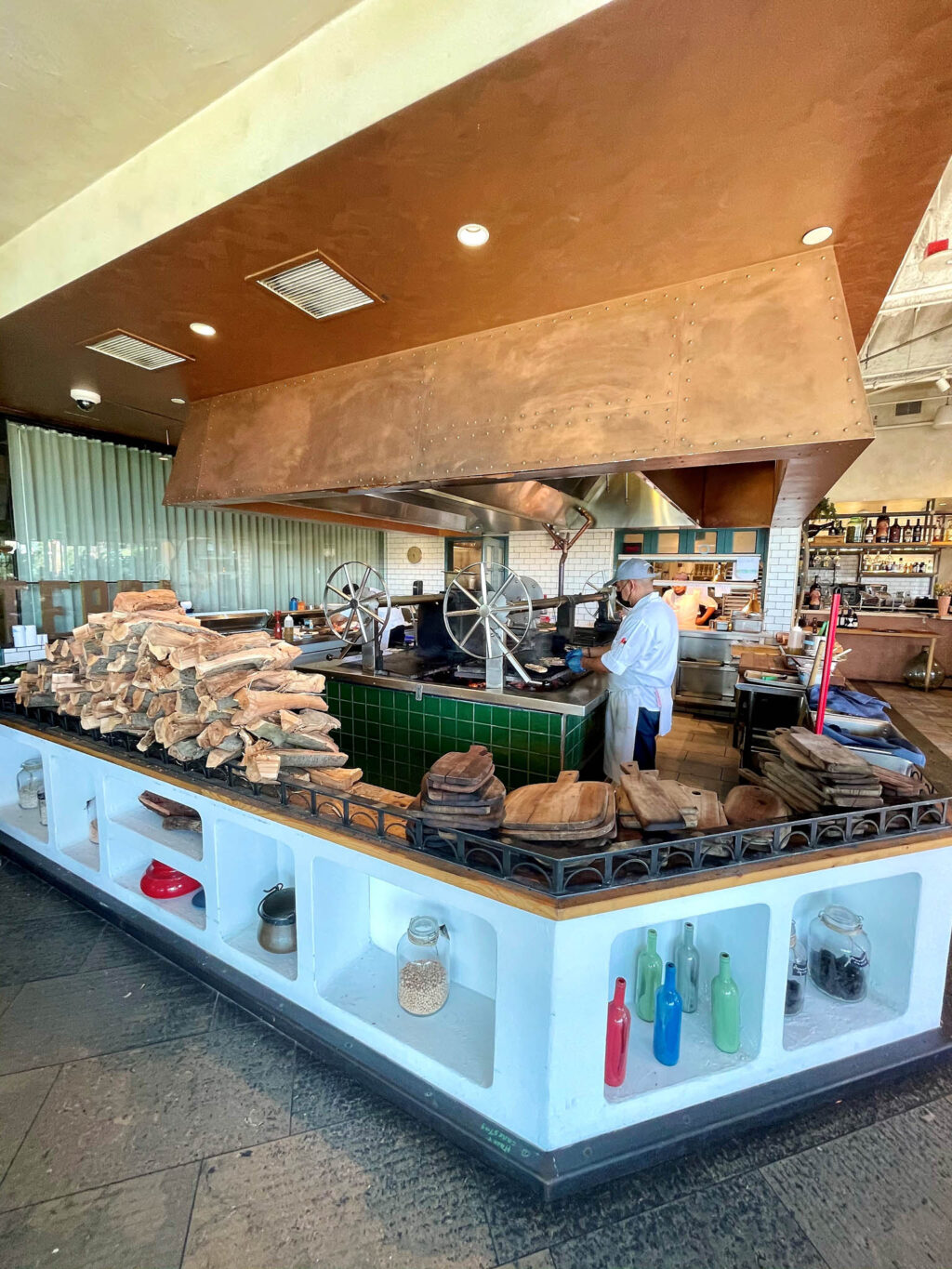Wood burning Italian grill