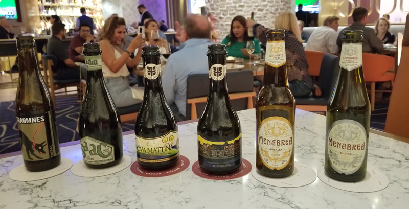 Italian beers (photo by Lally Barnes)