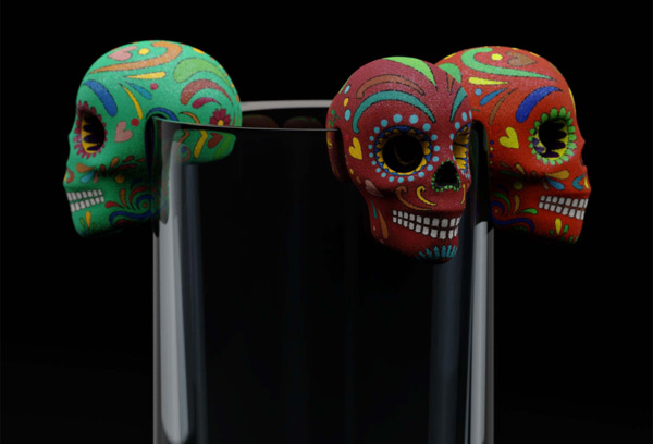 Sugar Lab Day of the Dead Cocktail Skulls