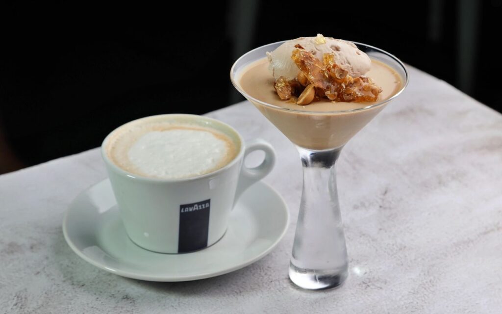 Salted caramel budino