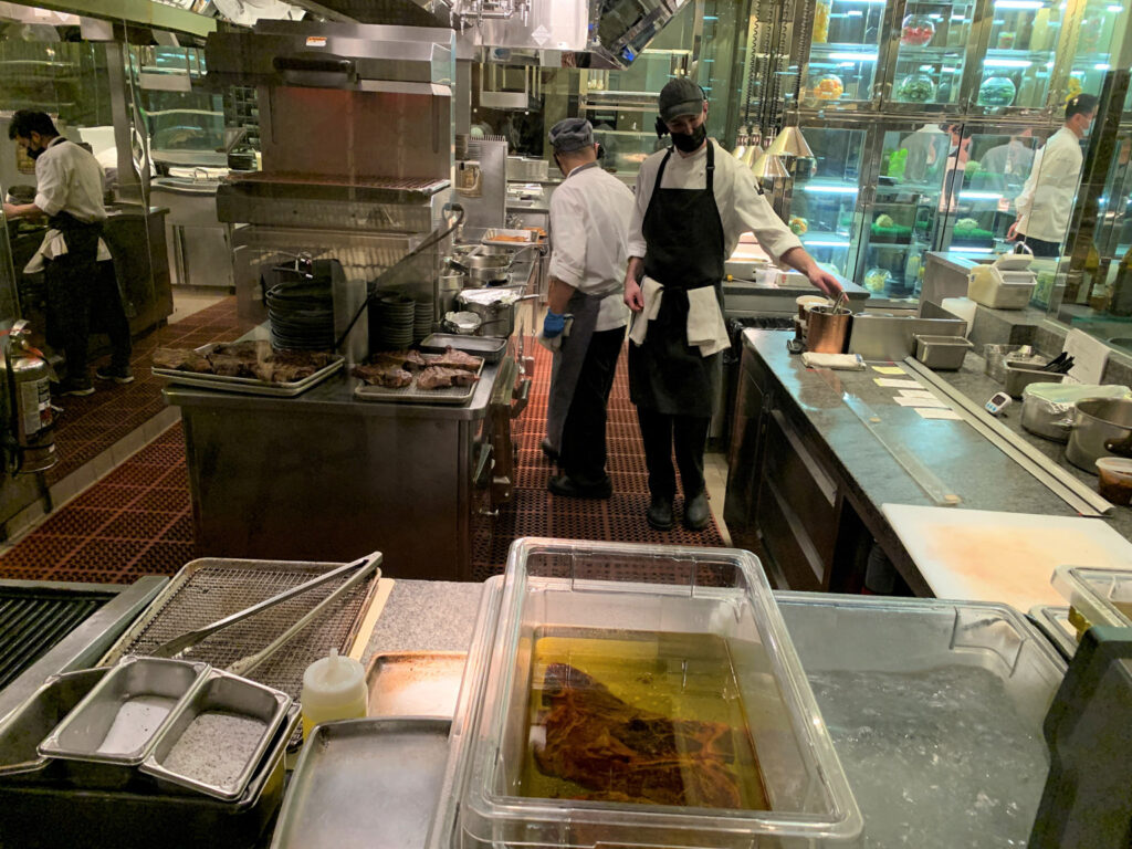 Las Vegas Harvest restaurant kitchen