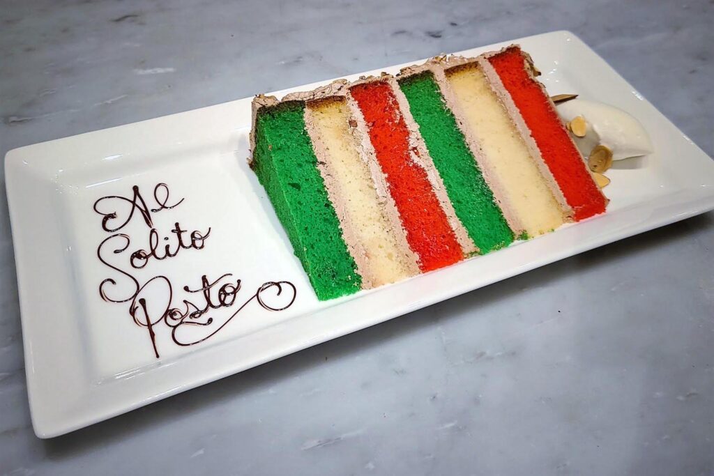 Italian "Rainbow" cake