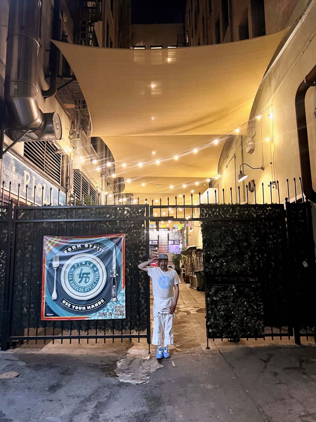 Back-alley entrance