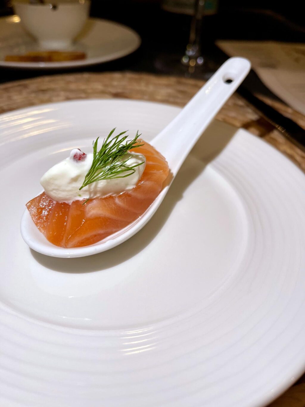 Salmon gravlax | Château Saint-Roux, Provence, France