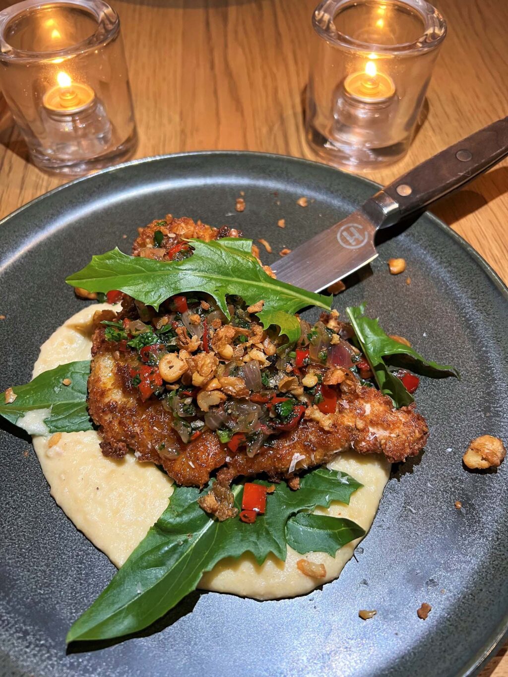 Chicken paillard | Caldo Verde, Downtown LA Proper Hotel