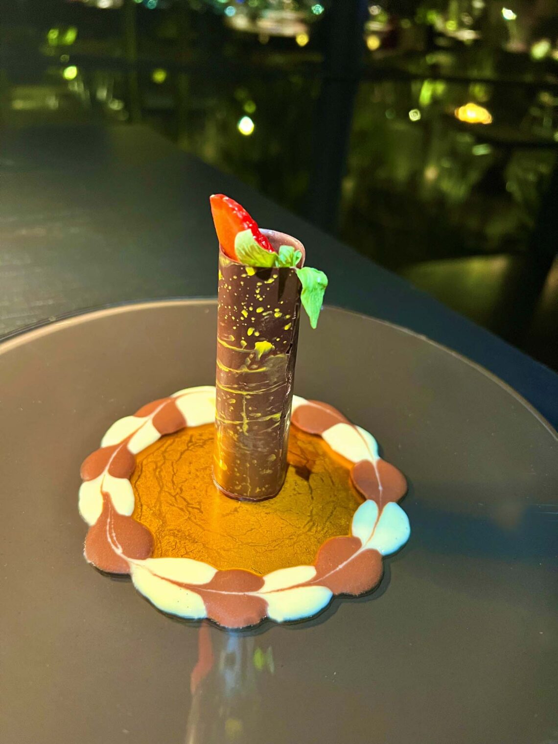 Chocolate tower | Christopher's at the Wrigley Mansion