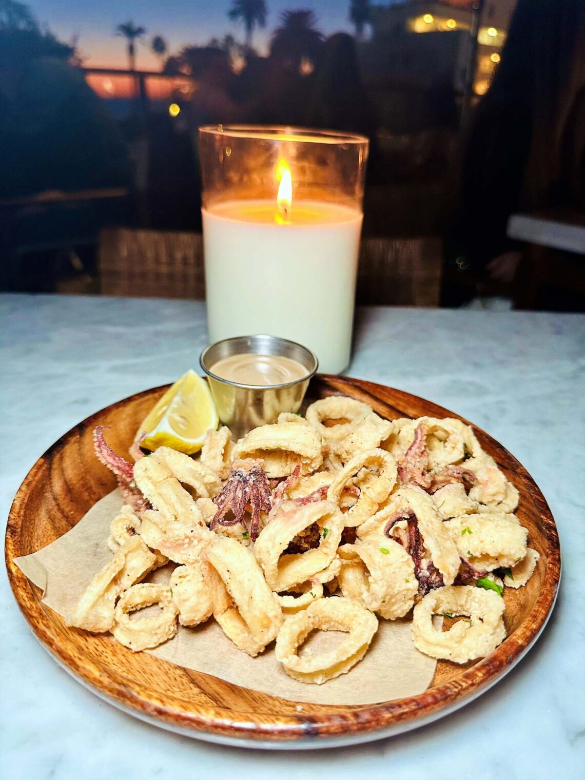 Fried calamari | Élephante, Santa Monica, CA