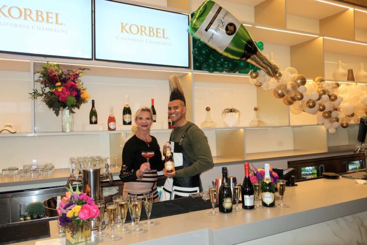 Sophie Gayot Saeed Hawk House | Korbel Brut Rosé
