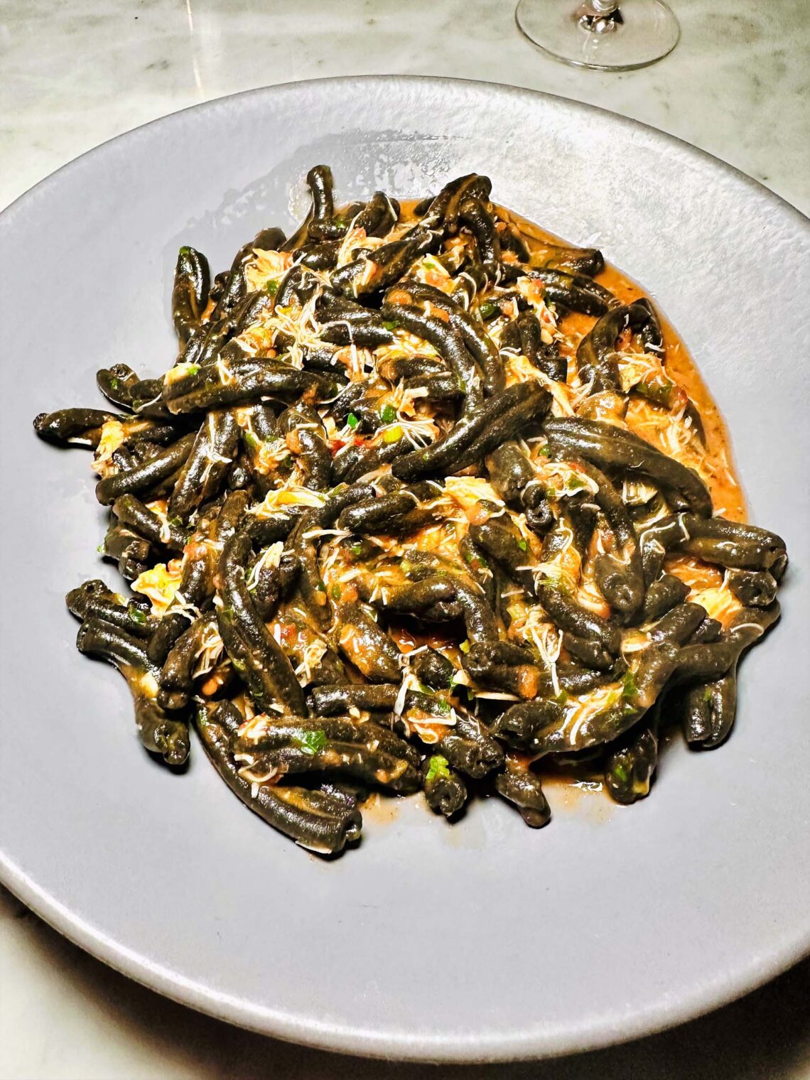 Squid ink pasta | Élephante, Santa Monica, CA