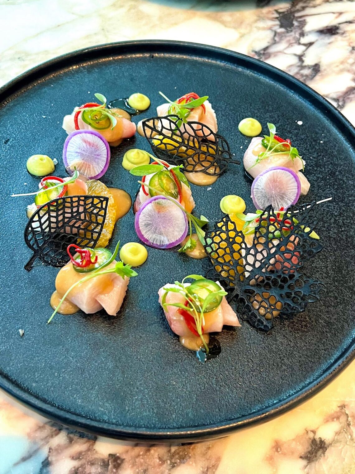 Yellowtail sashimi | Carversteak Las Vegas
