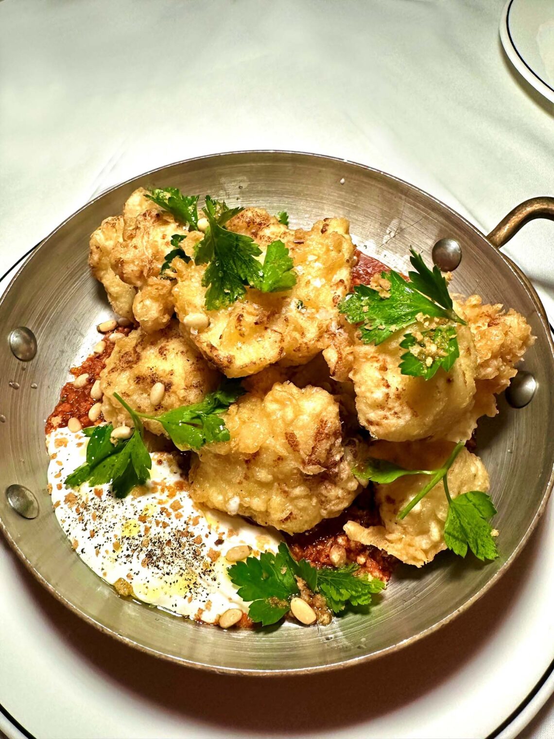 Fried cauliflower | Tatel Beverly Hills