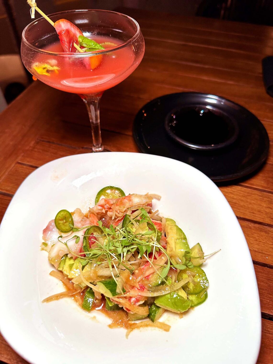 Seafood ceviche | Katana West Hollywood