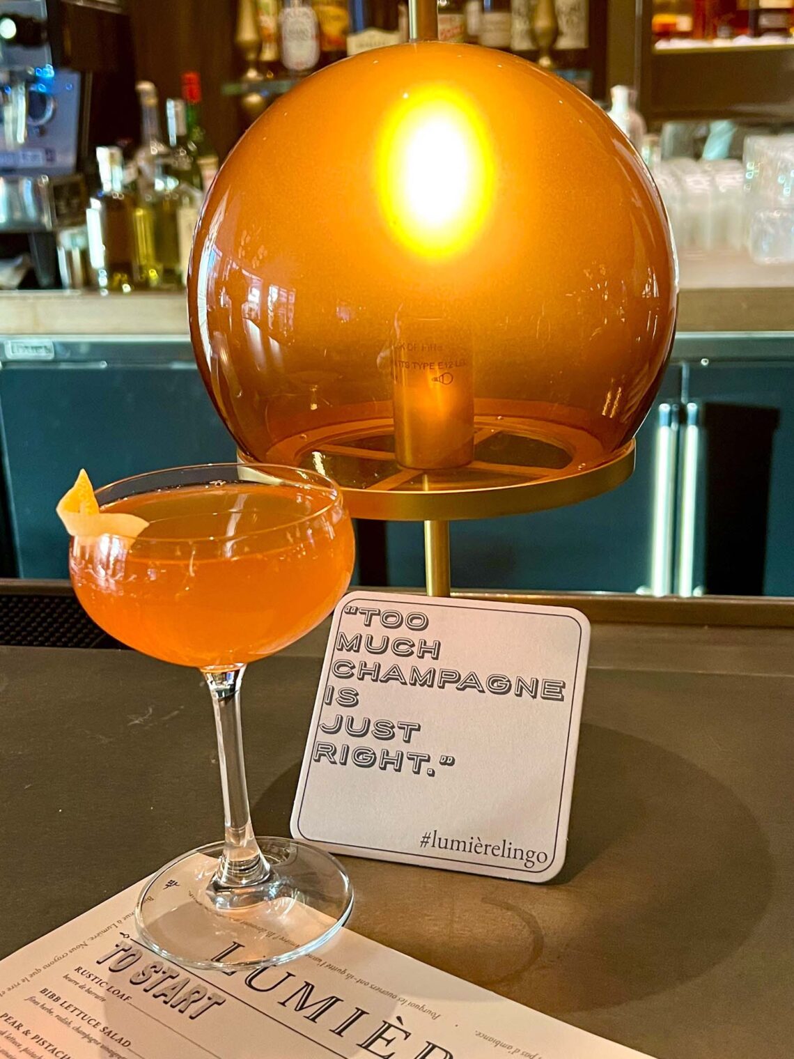 Champagne cocktail
