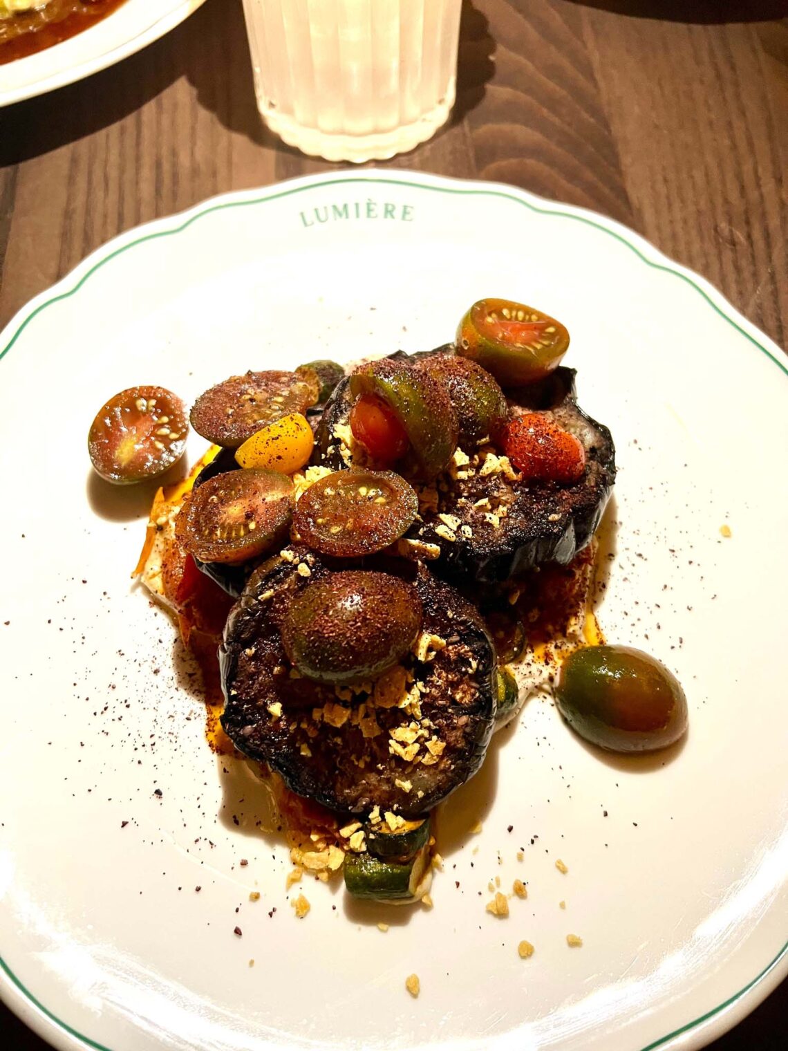 Roasted eggplant | Lumière Fairmont Century Plaza LA