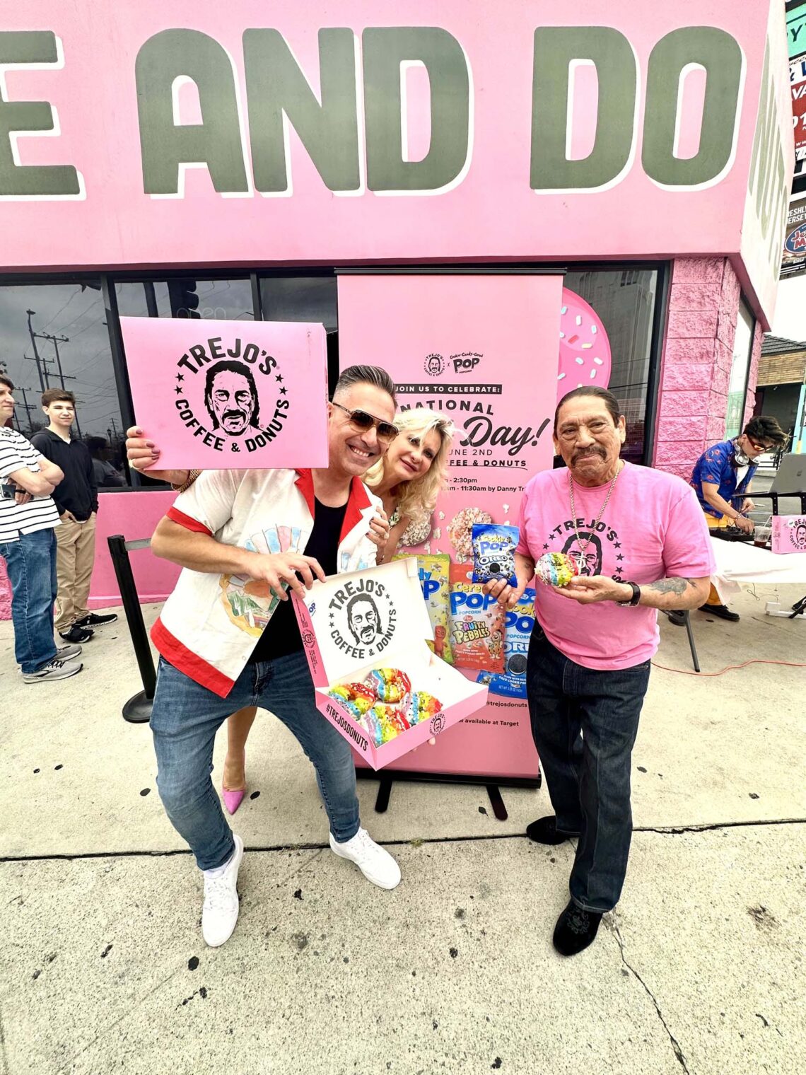 Danny Trejo Adam Cohen Sophie Gayot | Trejo's Coffee & Donuts