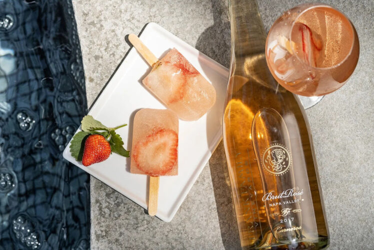 Ice pops sparkling rosé brut Frank Family Vineyards