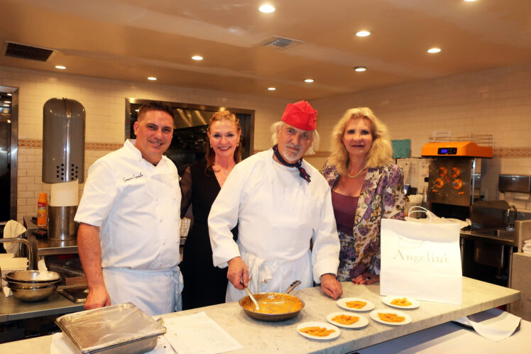 Gino & Elizabeth Angelini, Gianpiero Ceppaglia, Sophie Gayot | Angelini Osteria Los Angeles, CA