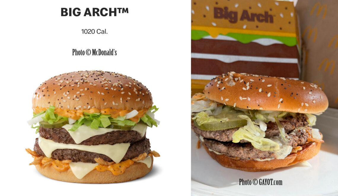 Big Arch McDonald's burger