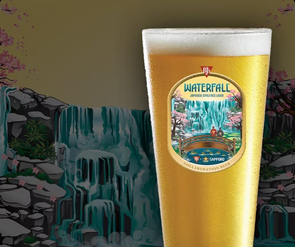 BJ’s Brewhouse Waterfall Rice Lager