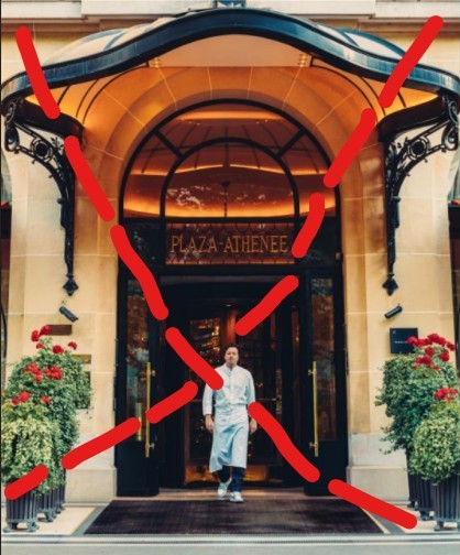 Chef Jean Imbert no longer at the Plaza Athénée Paris